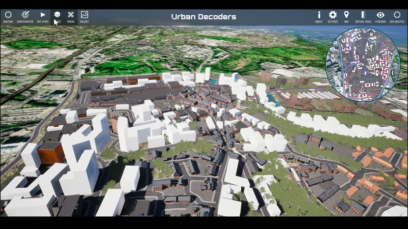 Minimaps in the Stockport East twin