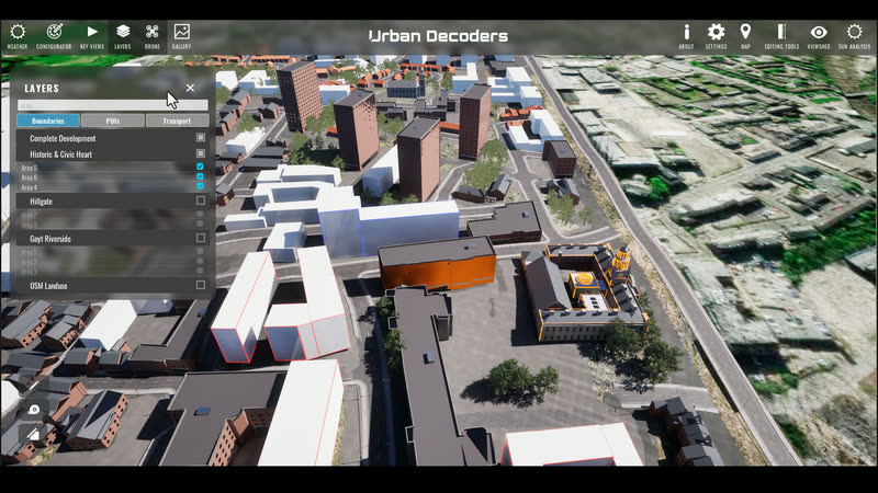 Urban data in the Stockport East twin